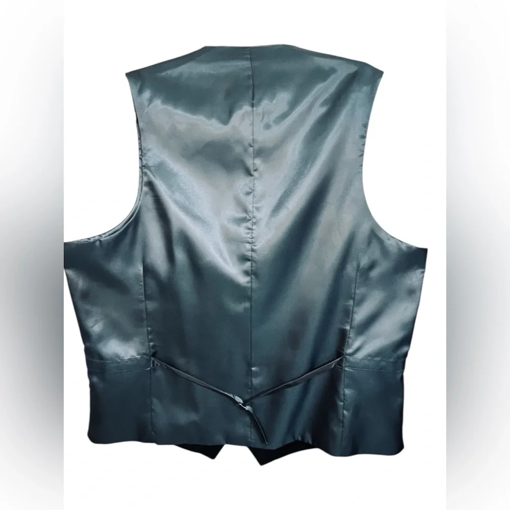 Kenneth Cole Awearness Wool Blend Modern Fit Suit Vest Black Men’s Size XL NWOT